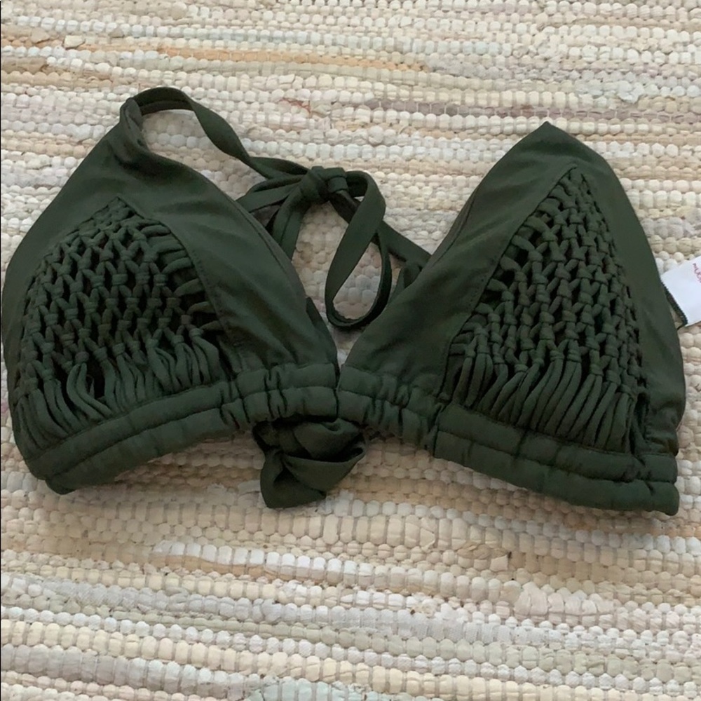 Triangle swim top